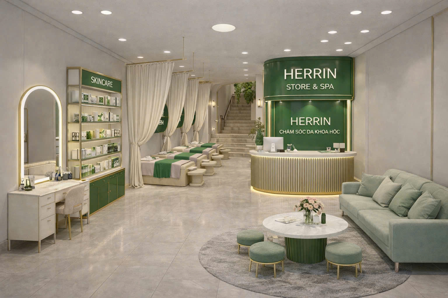 Không gian Herrin Store & Spa